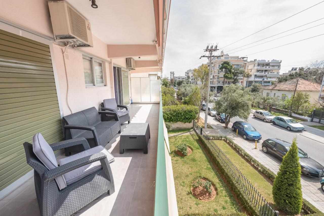 An Impressive 2 Bdr Apt In Glyfada Афины Экстерьер фото